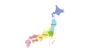 japan map