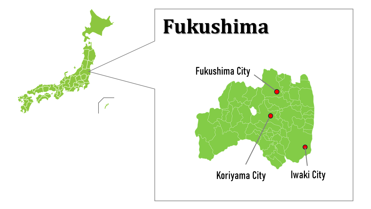 Fukushima map