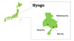 Hyogo map