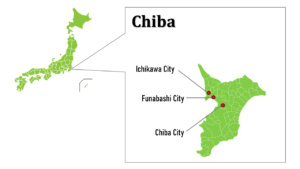 Chiba map