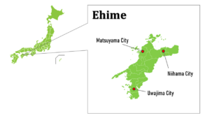 Ehime map