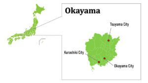 Okayama map