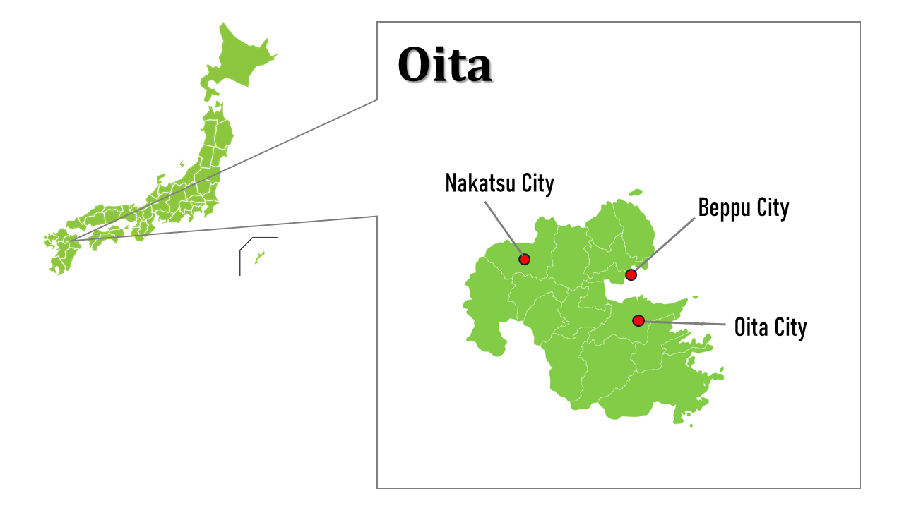 Oita map