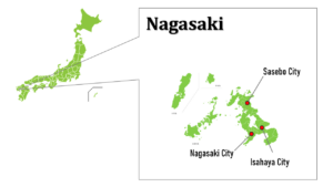 nagasaki map