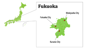 Fukuoka map