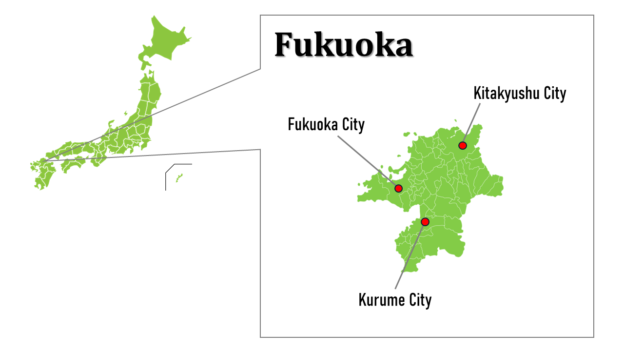 Fukuoka map