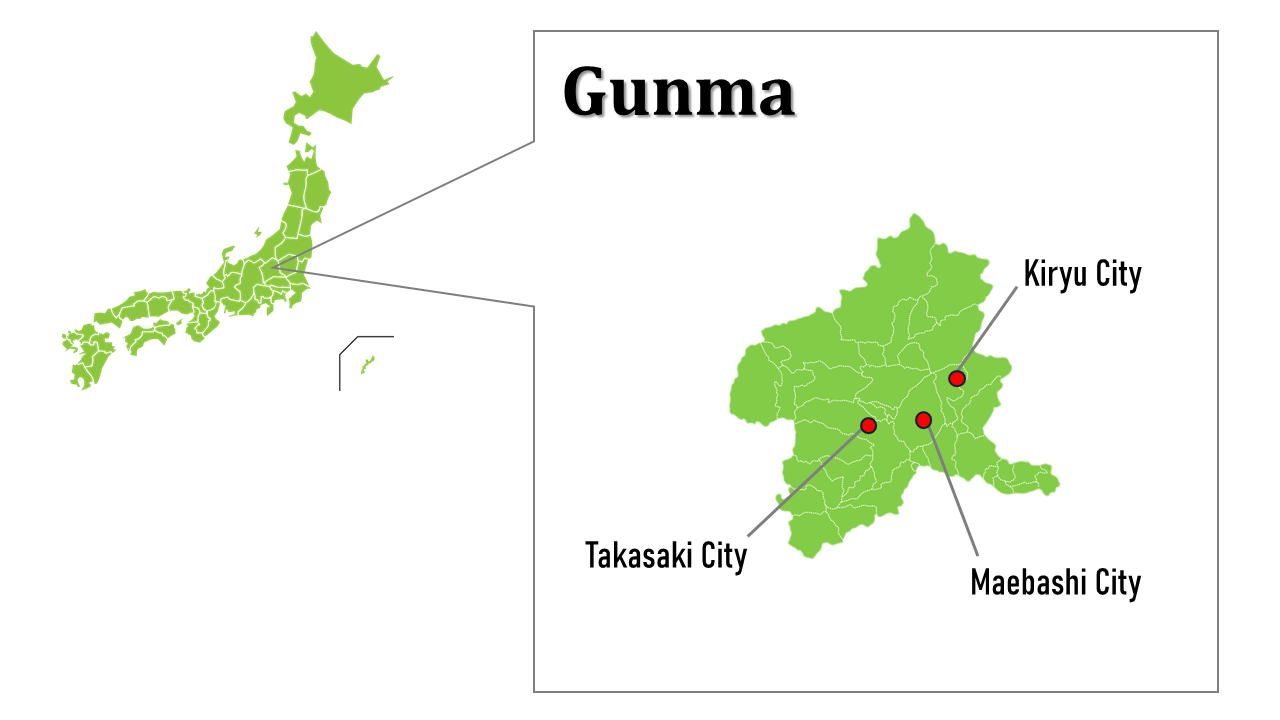gunma map