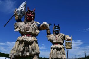 巨大なまはげ像(秋田県男鹿市)