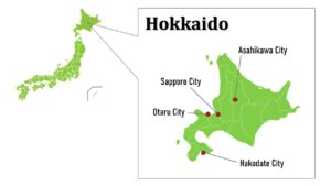 Hokkaido map
