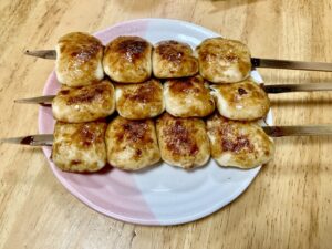 群馬名物「焼きまんじゅう」
