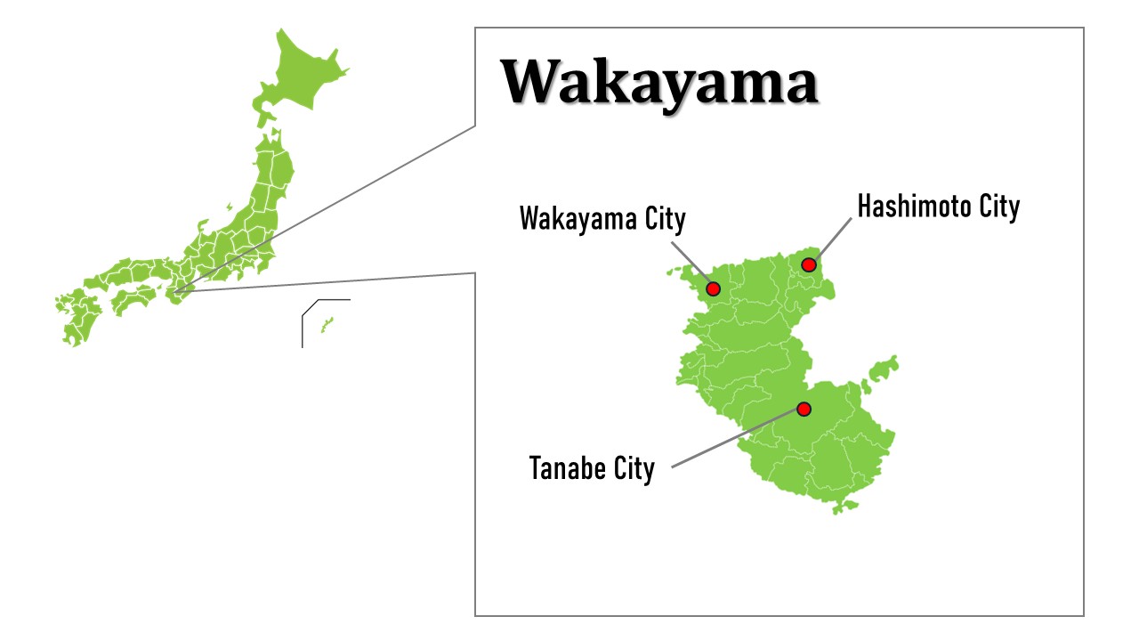 Wakayama Map