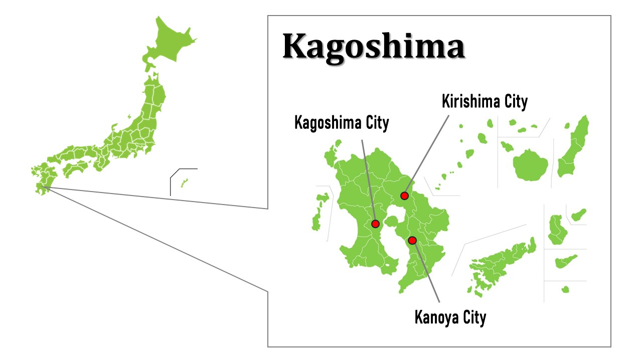 Kagoshima map